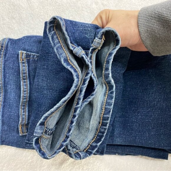 Old Navy Med Wash Basic Loose Built In Tough Built In Flex Straight Leg Jeans 29 - Picture 10 of 16